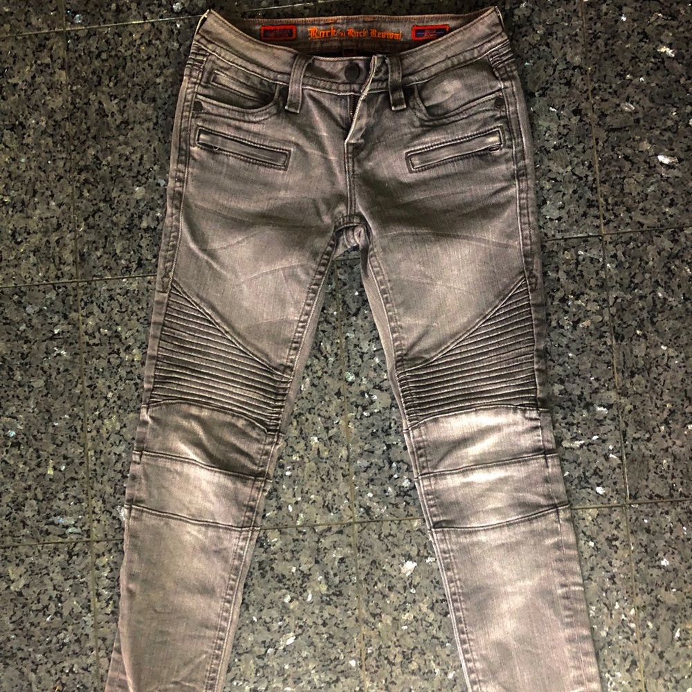 Rock Revival Moto Jeans (Sheryl: Skinny) size 26